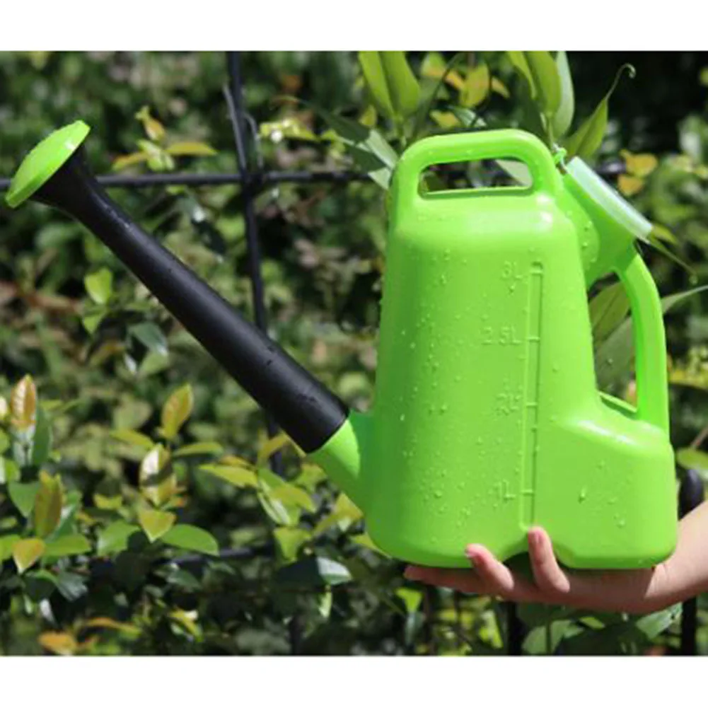 

For Plant Care Gardening Watering Can Large Capacity Kettle 3 Liter Capacity Dust Prevention Lid Easy To Clean Design