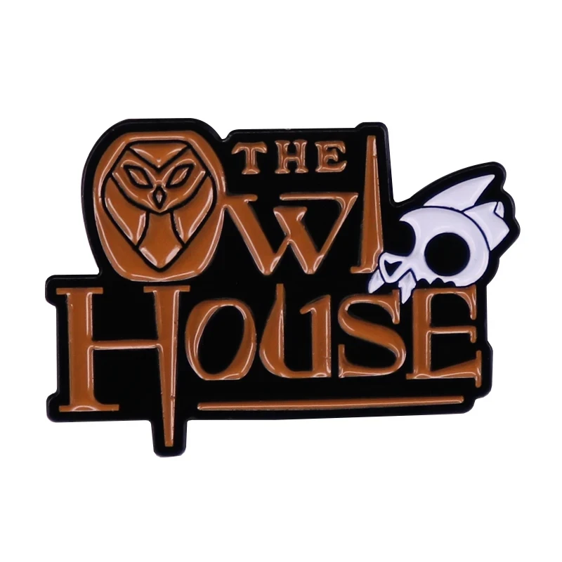 The Owl House Hooty King Manga Badges Enamel Pin Brooch Cute Anime Lapel Pins for Backpacks Brooches Fashion Jewelry Gifts