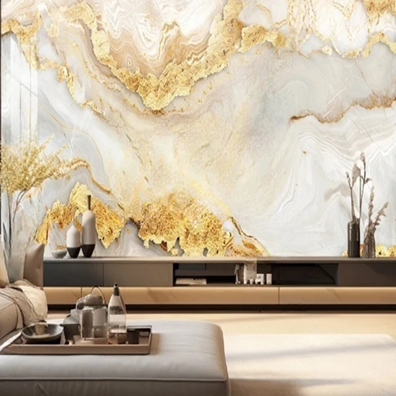 

MU7670 Mordern Wallpaper 3D Stereo Stone Pattern Abstract Geometric Wall Hanging Painting Background