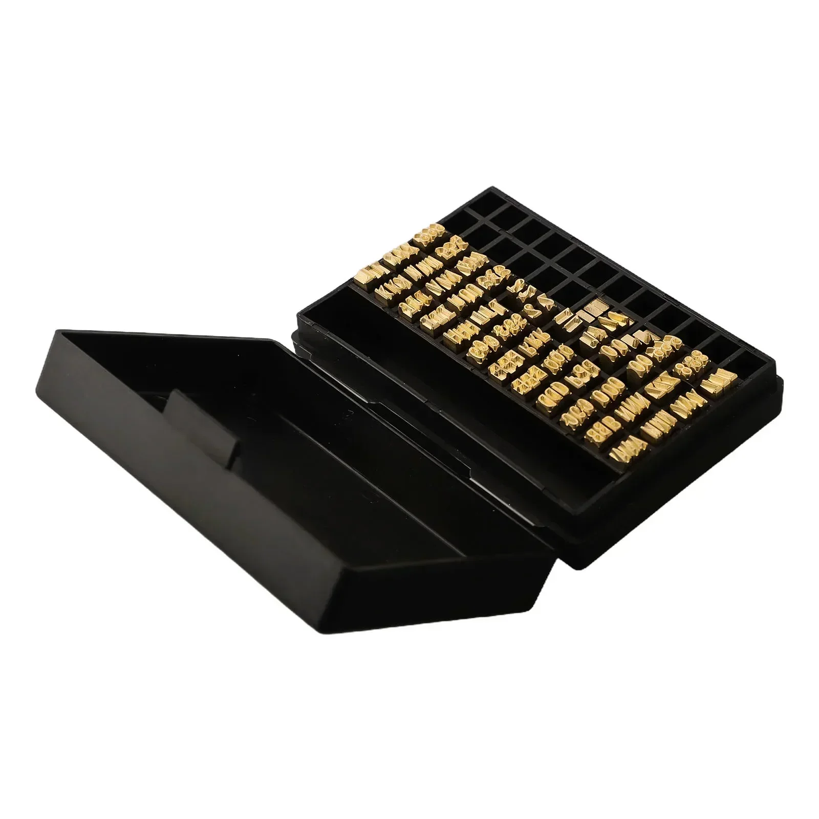 120pcs Hot Stamp Copper Letters 2x4x15mm Coding Machine Word Grain Thermal Ribbon Printing Font For Manual Semi-automatic Coding
