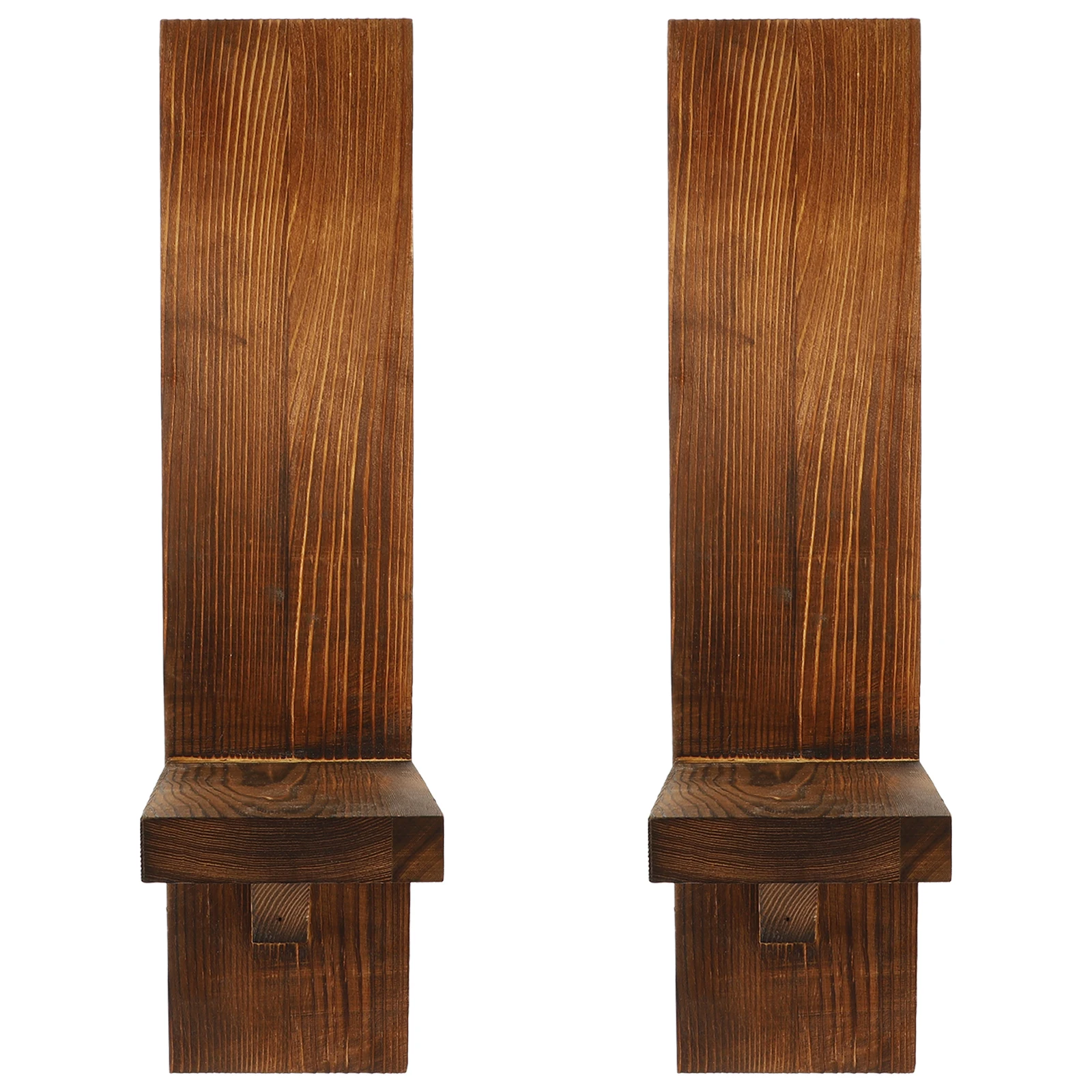 

Wooden Wall C Modern C Holder Sconce Pair Vintage Home Decor Retro Style Design Warm Atmosphere