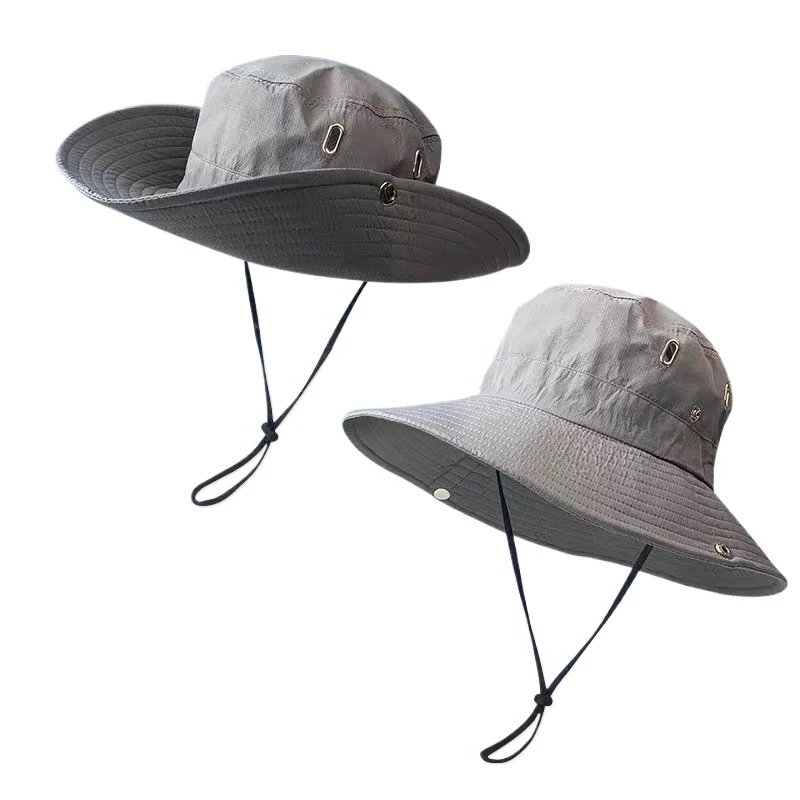 Wide Brim Outdoor Hiking Bucket Hat for Sun Protection