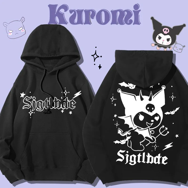 

Kulomi Joint Hoodie Women's Hoodie Coat Small Cute Sanrio Printed Clothes To Age Girls Trend