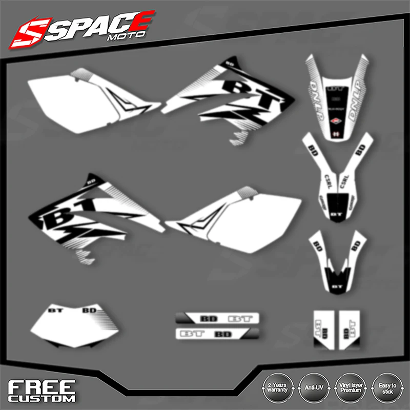 

SPACE Custom Motorcycle Graphics Background Decal for Beta RR 50 2006 2007 2008 2009 2010 Enduro Stickers Kits 04