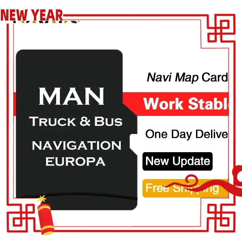 

TF Card Navi for MAN Truck Bus 2016-2020 Vehicle Europe Turkey UK Maps GPS Update Latest Data Navigation System