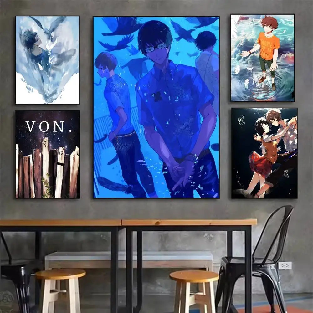 

Terror in Resonance Anime Poster Waterproof HD Art Wall Decal Self-Adhesive Print