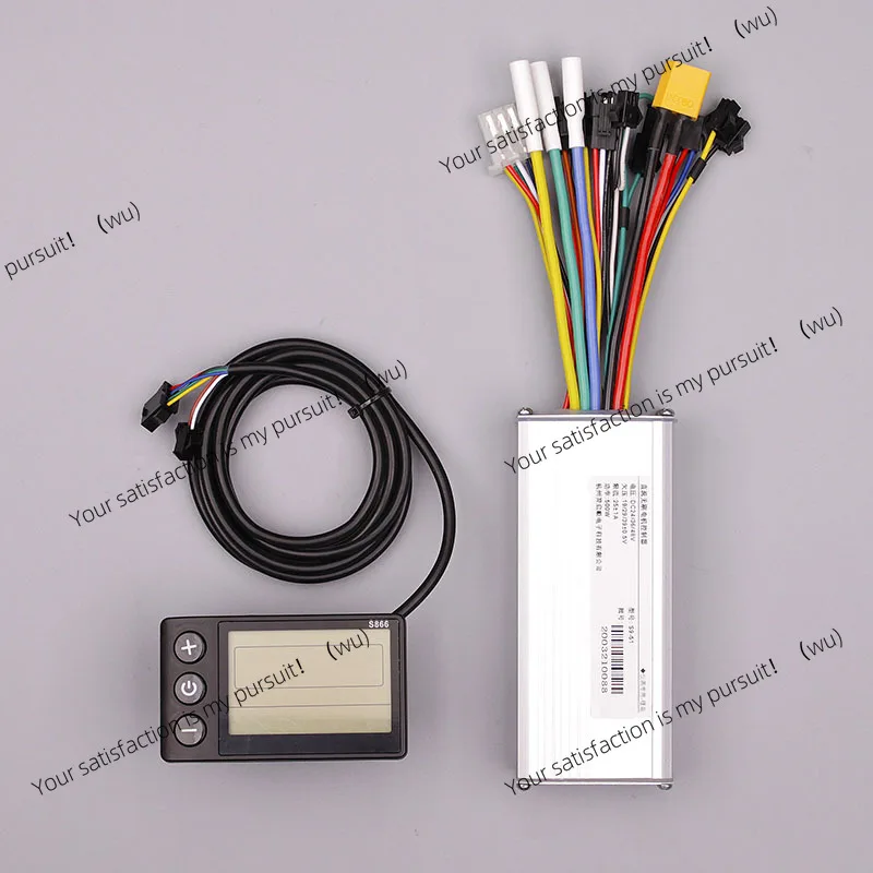 

LCD liquid crystal instrument brushless motor controller cover 24V36V48V500W voltage can be set to power-off brake