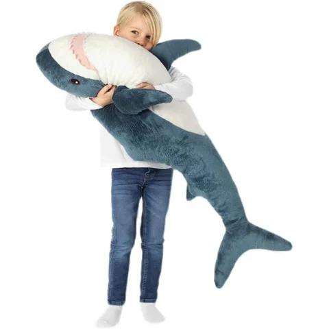Shark Toy Soft Stuffed Sea Animal Accompany Pillow High Quality Gifts For Birthday Children Boys Party Decor