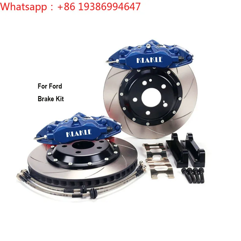 For KLAKLE New Aviation Aluminum Alloy 9200 Brake Caliper Kit Racing Car Rotor Disc 355*32MM for Mondeo Mk4