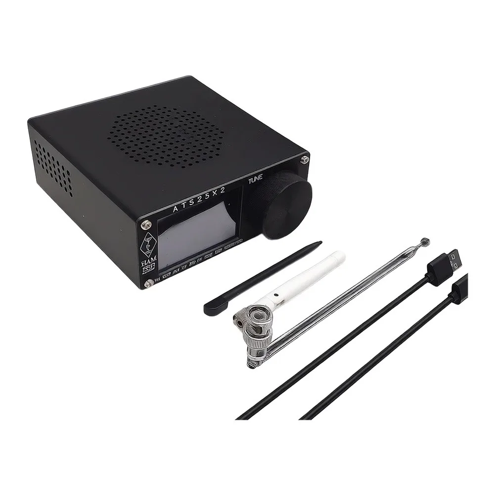 ATS25X2 For SSB Radio Receiver with WiFi Functionality For FM LW For MW SW Tuning 2.4 inch Touchscreen Interface