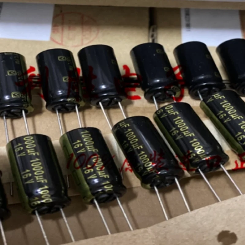 10PCS-100PCS  1000UF 16V electrolytic capacitor 16V1000UF 10 * 20 FM high-frequency ultra-low resistance