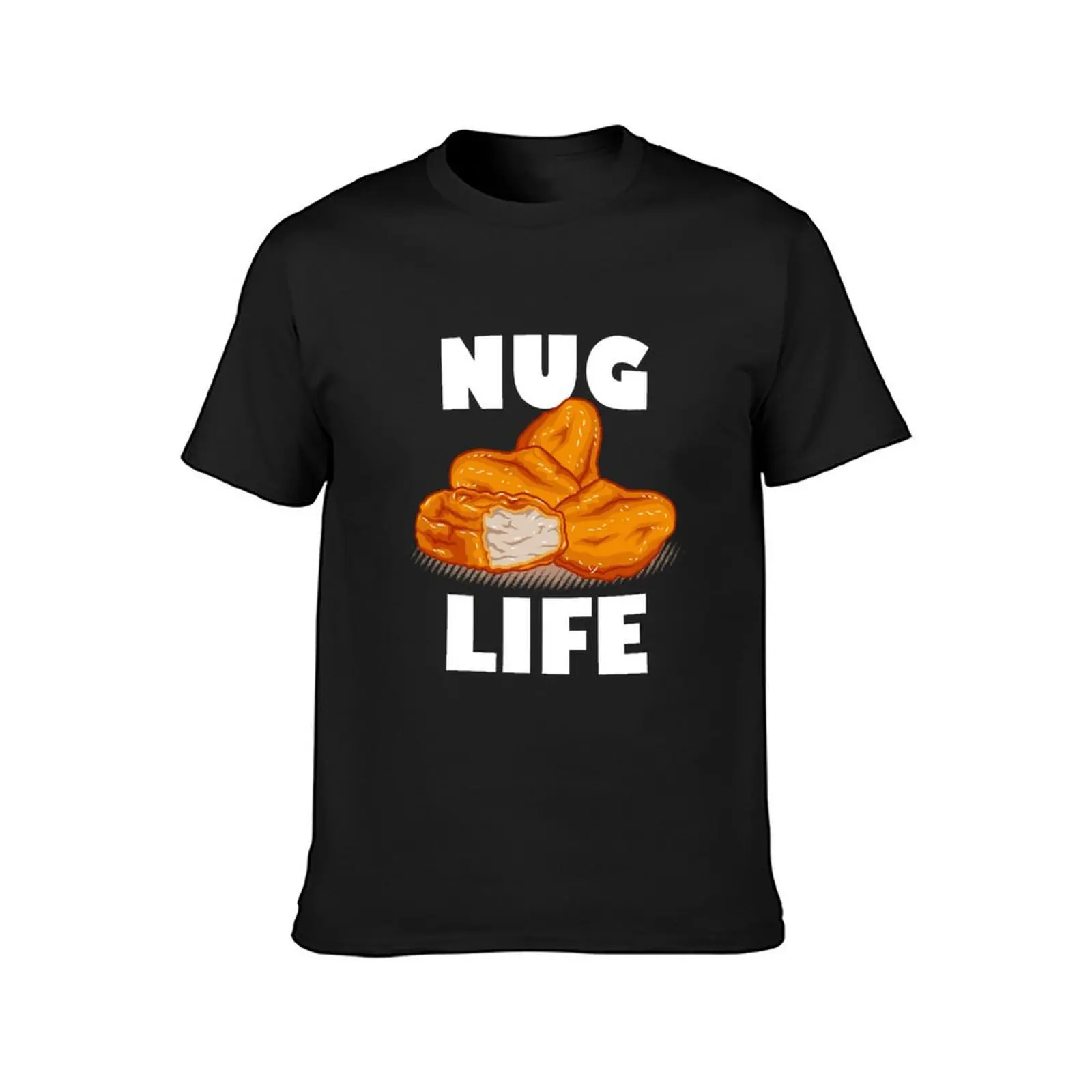 Chicken Nugget, Nug Life Shirt T-Shirt oversizeds graphics quick drying mens funny t shirts image 2