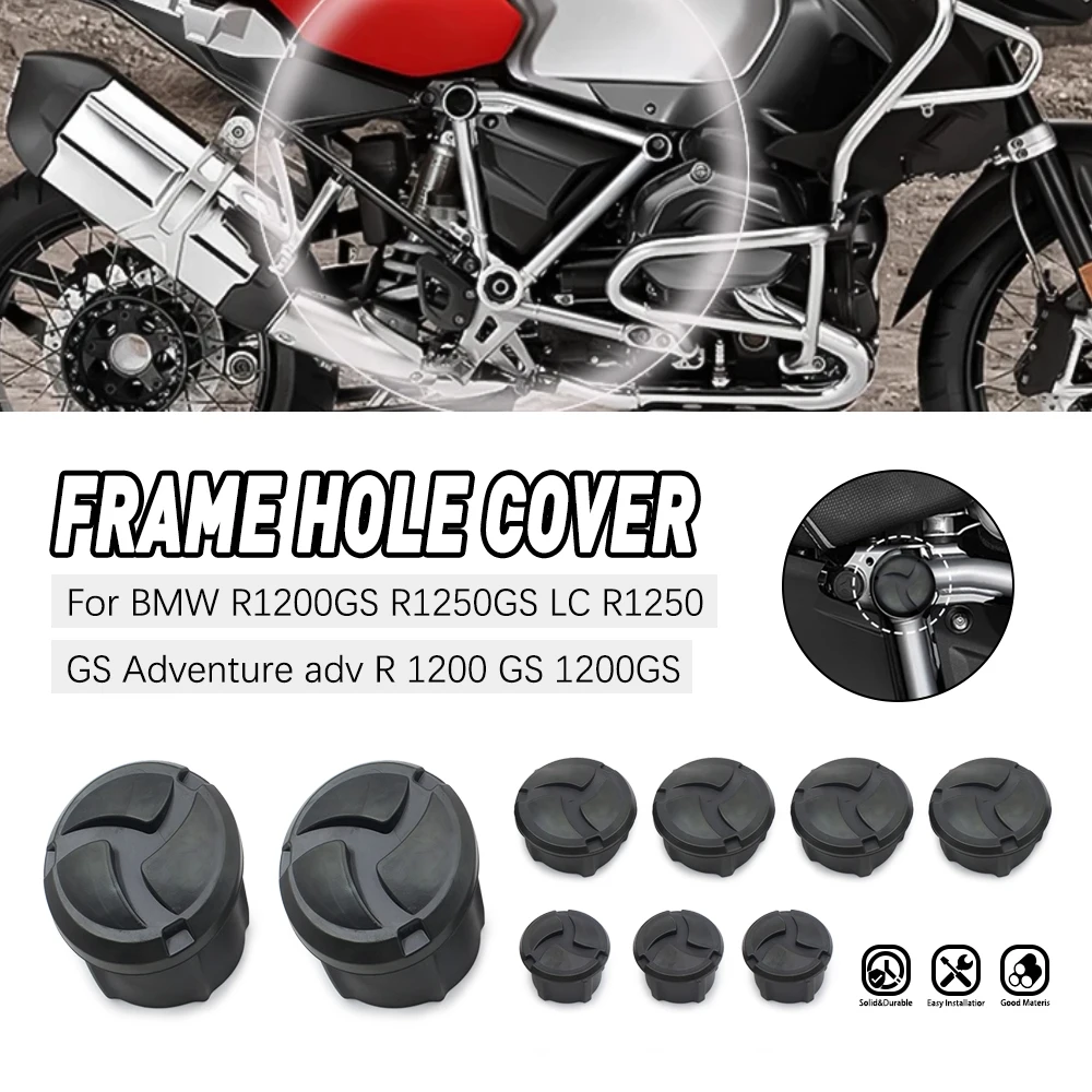 

R1250GS Frame Hole Cover Caps Plug Decorative Frame Cap Set For BMW R 1250 GS LC Adventure R 1250GS ADV GSA 2019 2020 2021 2022