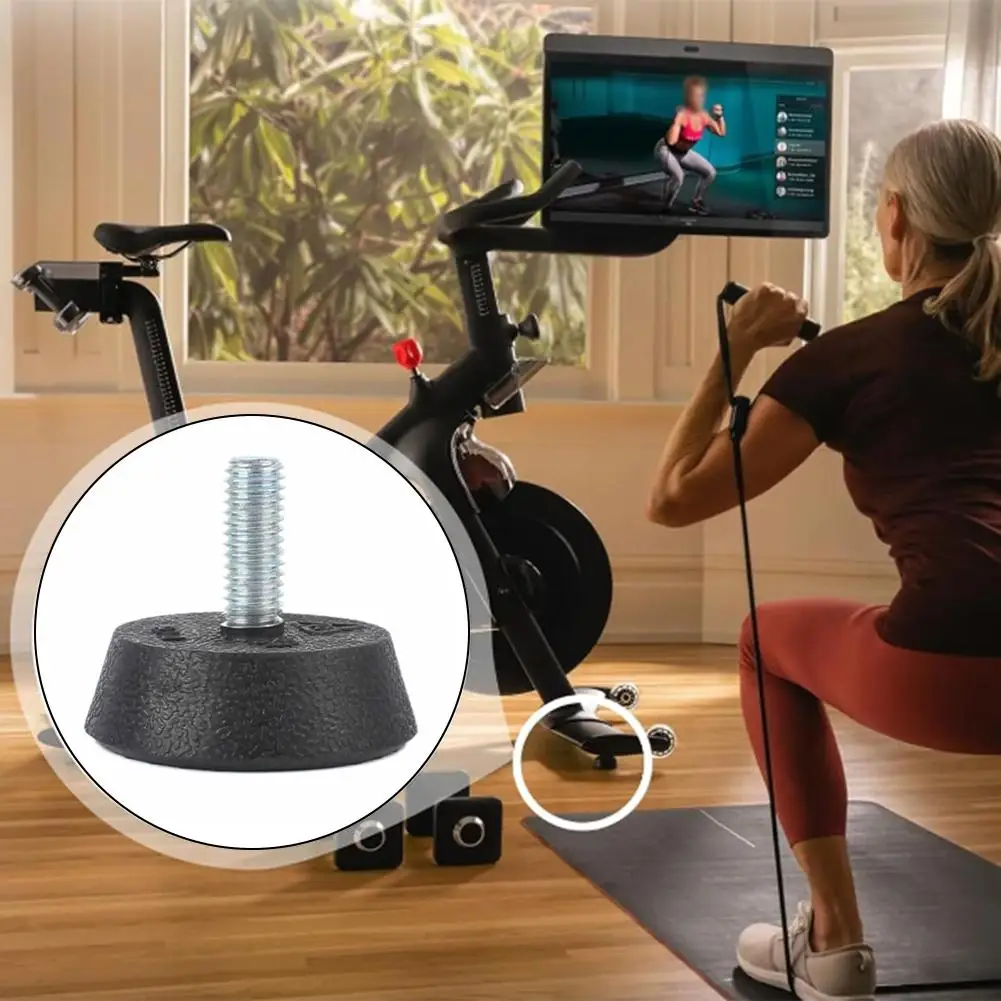 Anti-slip Pads Exercise Bike Foot Pads Anti-slip Exercise Bike Pads Long-lasting Performance Noise Reduction Function