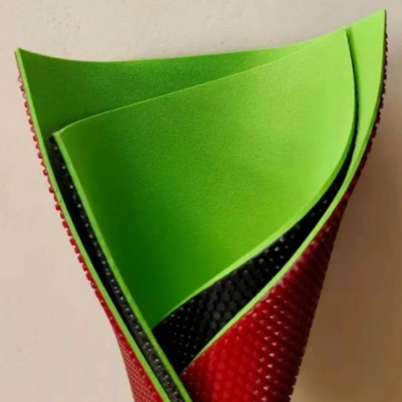 KASFU KF-126 أنابيب صفائح مطاطية لتنس الطاولة - نقاط خارجية وقصيرة مع إسفنجة طاقة الكيك مطاط بينج بونج لمكافحة الدوران الهجومية