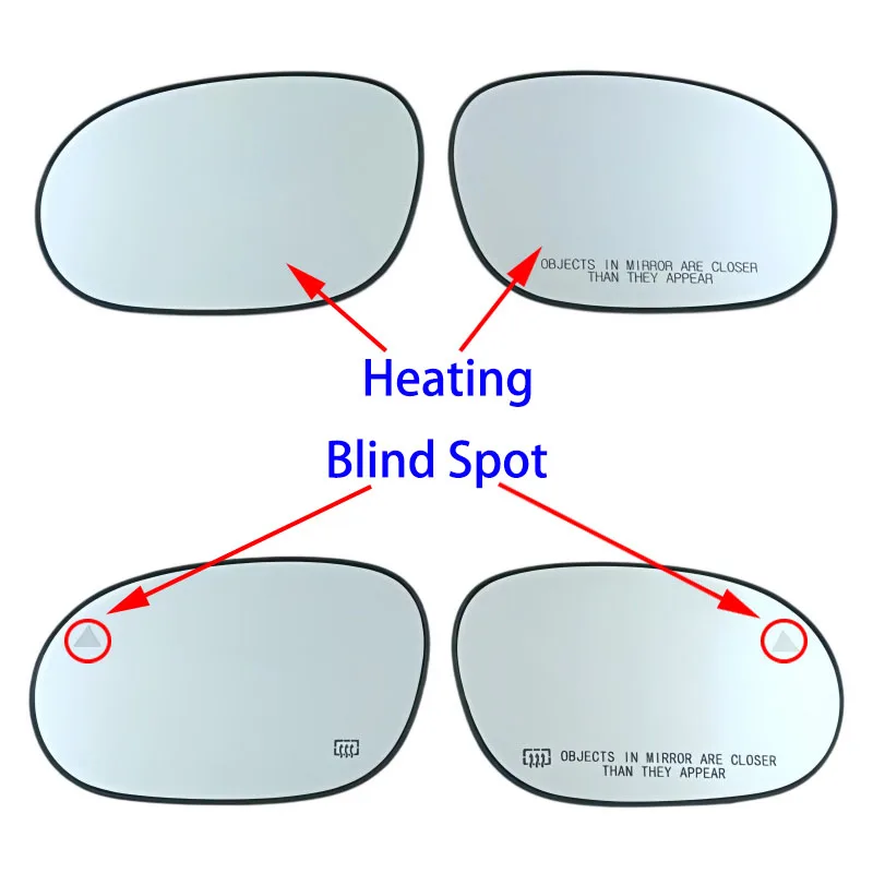 For Dodge Charger Challenger （2008-2022） Auto Car mirror reflector rearview mirror left and right heating Blind spot New LH/RH