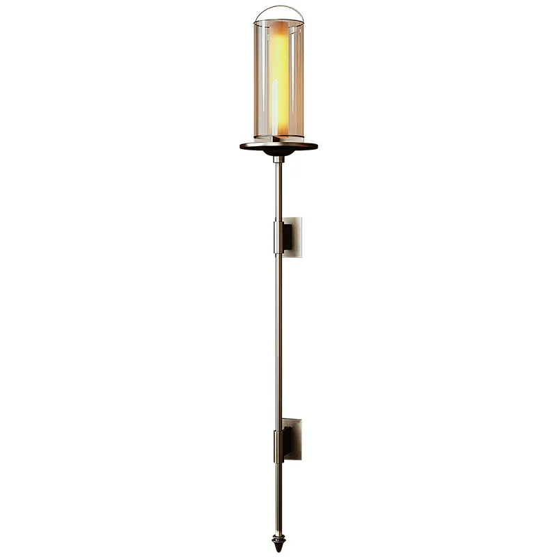 

Modern, Chinese style, long pole, large wall lamp, dining room, living room, creative