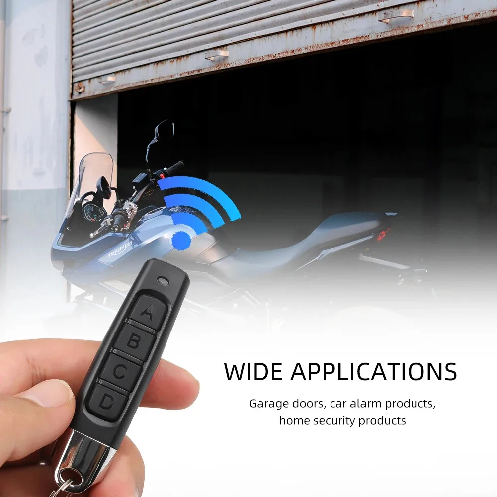 Kebidu 433MHz Clone Remote Control Electric Garage Door Opener  4 CH Remote Controller Duplicator Clone Cloning Code Transmitter