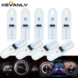 10/20pcs T5 W3W W1.2W Bulb Auto instrument warning lights LED indicator light led panel light Timetable Oil gauge Dashboard lamp
