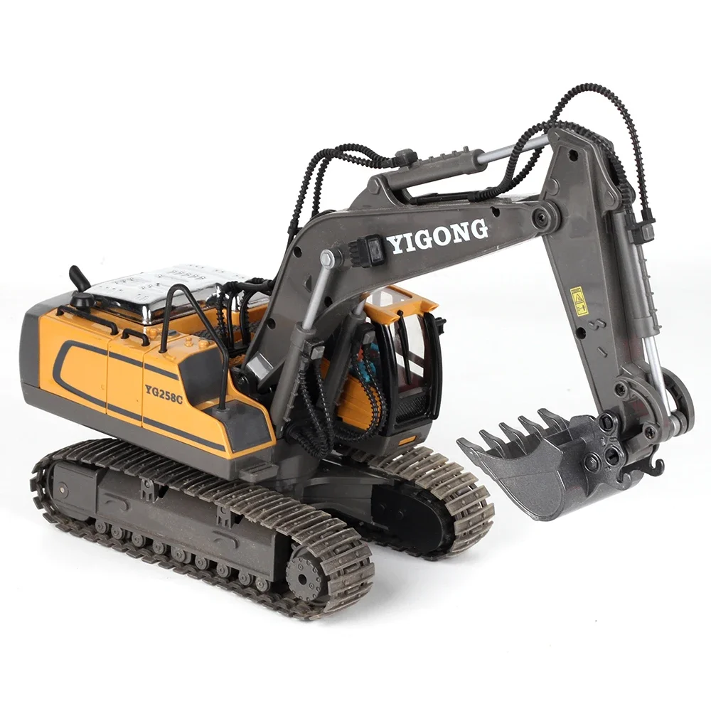 1pc High-Performance Remote Control Excavator with Realistic Design and Stunning Aesthetics – Ideal for Kids and Collectors