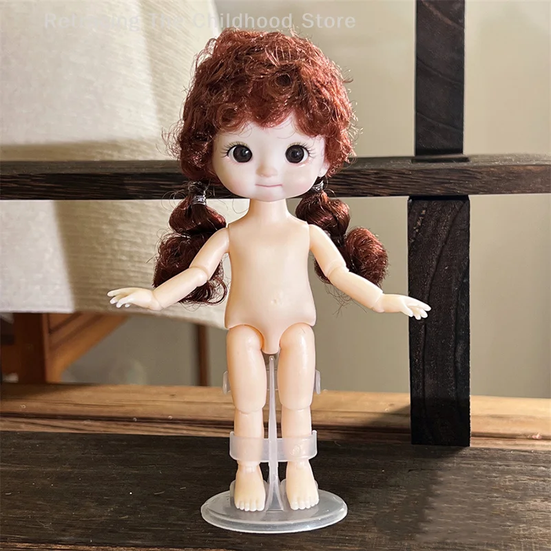 1 個 16 センチメートル人形さまざまな表情、かわいい 1/8 BJD 人形、13 関節可動人形女の子のおもちゃ