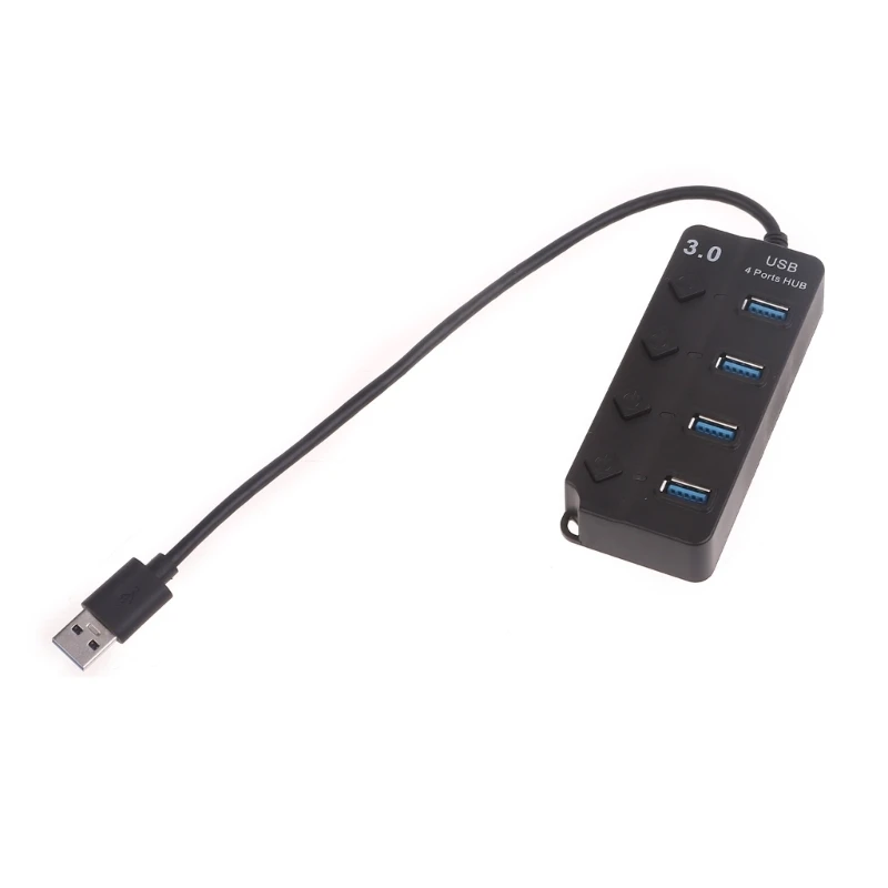 

Концентратор USB-USB 4 порта, многопортовый адаптер USB удлинитель, преобразователь, зарядное устройство