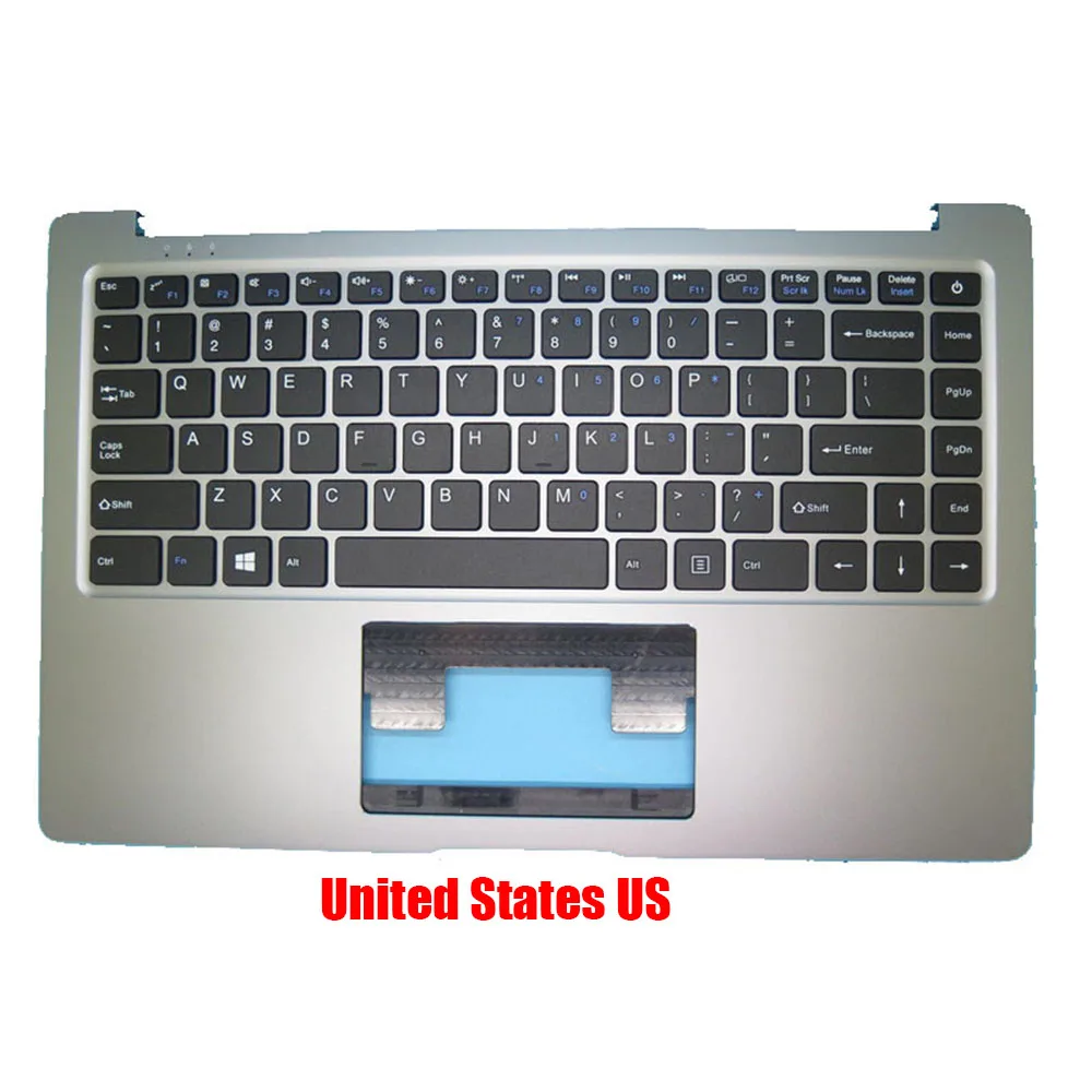 Laptop PalmRest&keyboard For Haier X14 Gold\Gray top case With United States US keyboard MB3002012 PRIDE-K2651