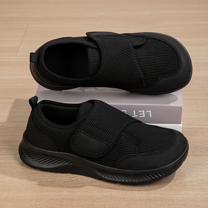 

Men Elderly Shoes Wide Feet Swollen Walking Casual Shoes Lightweight Unisex Thumb Eversion Adjusting Soft Comfortable Man Shoes