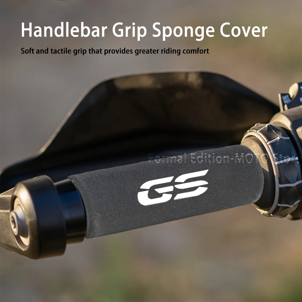 

Motorcycle Grip Cover Shockproof Motorcycle Sponge Grip Non-Slip Handlebar Grip Sponge Cover for BMW F750GS F650GS 2018-2023