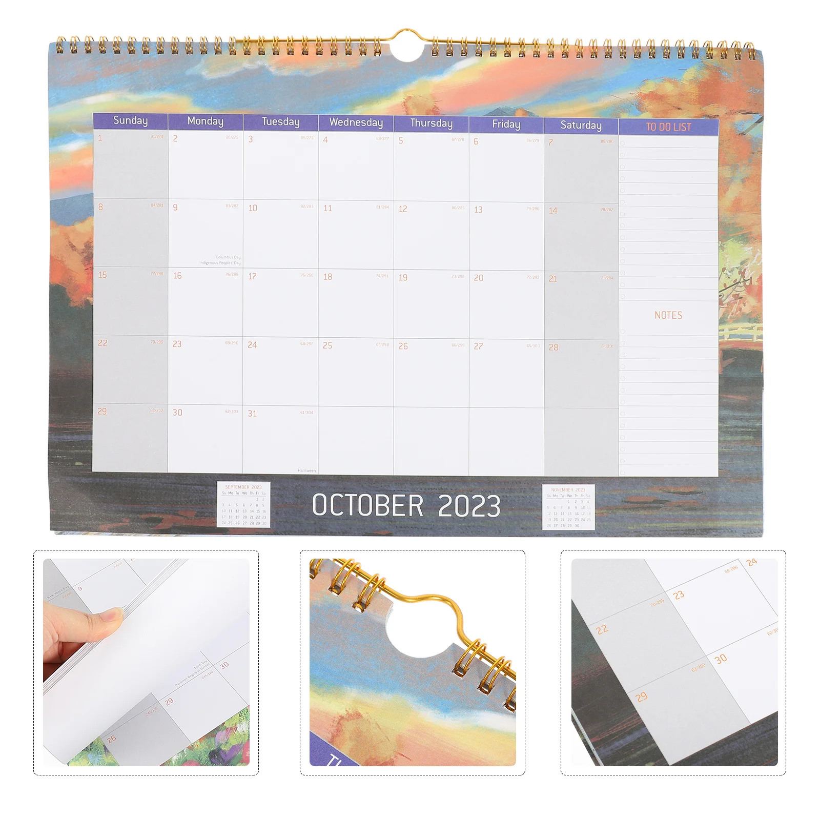 

Декоративный настенный календарь на английском языке на 2023, подвесной ежемесячный органайзер, планировщик расписания для дома и офиса, подарок