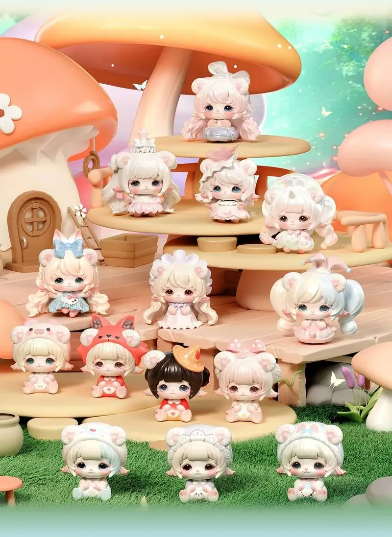 

Детская серия MIMIA Dream House, слепая коробка, набор фигурок, модные игрушечные украшения, украшения для рабочего стола для девочек, милые подарки