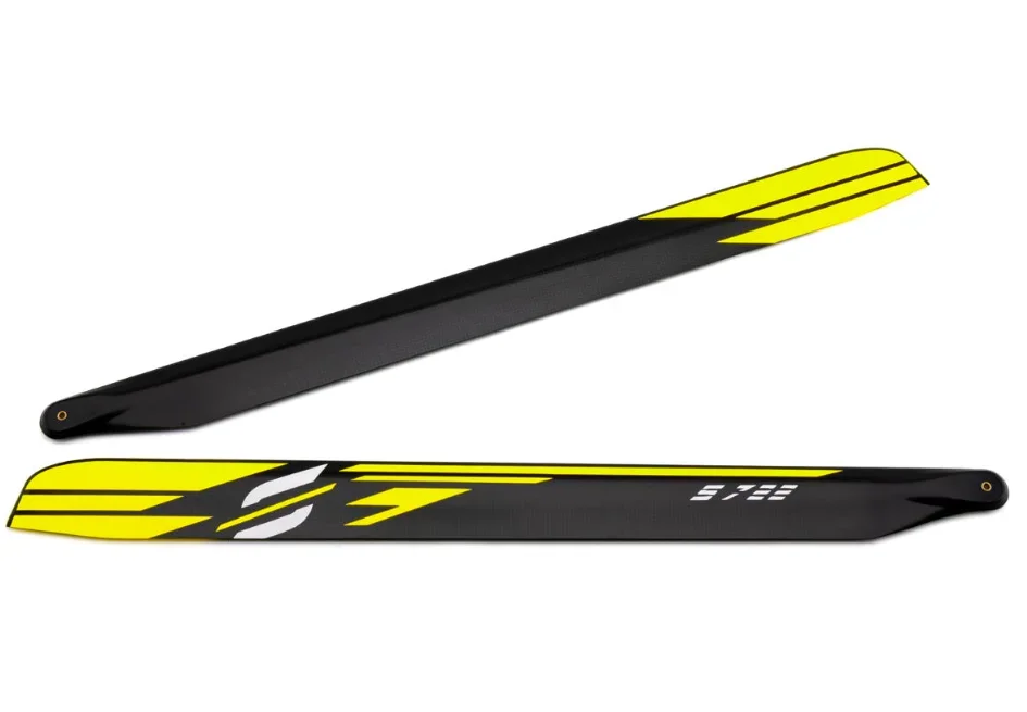 SAB Goblin 722mm S Line Carbon Fiber Main Blades (Yellow)