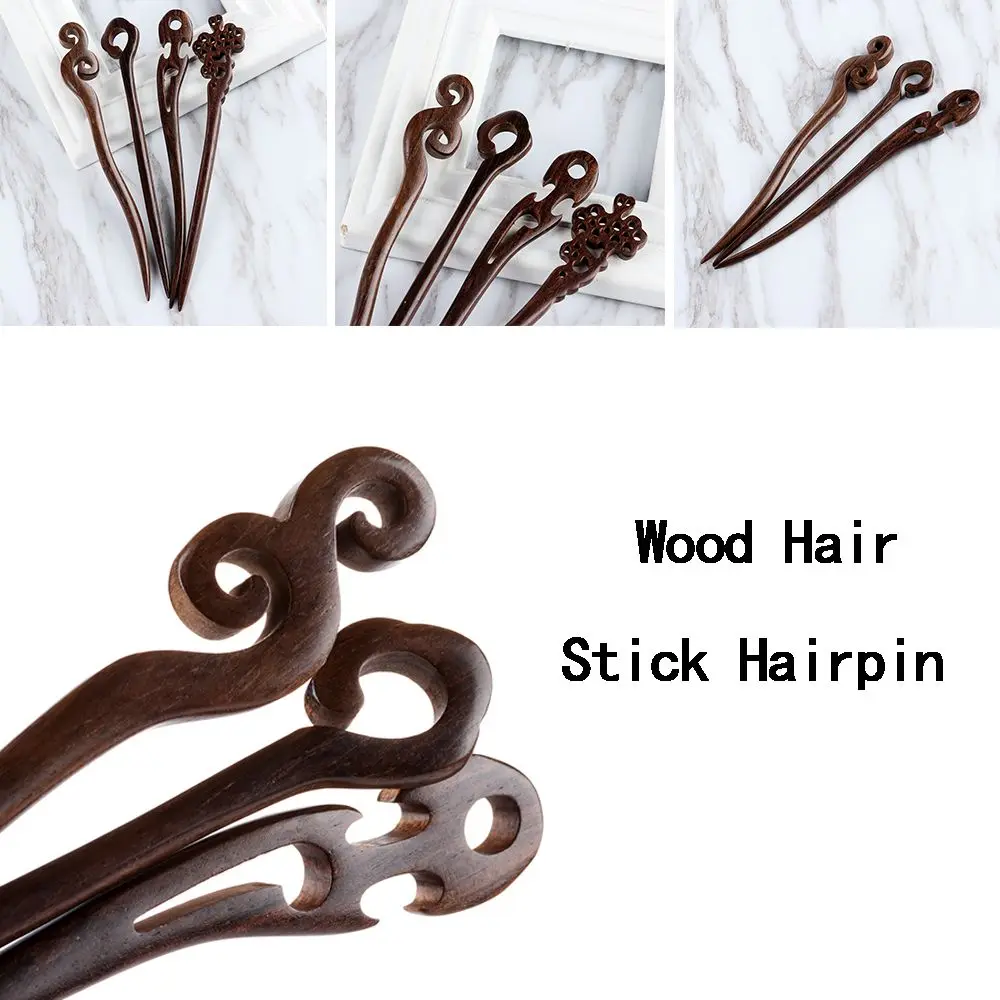 Retro Style Handmade  Carved  Hair Care Hair Accessories Chopstick Hair Stick Hairpin Styling Tools