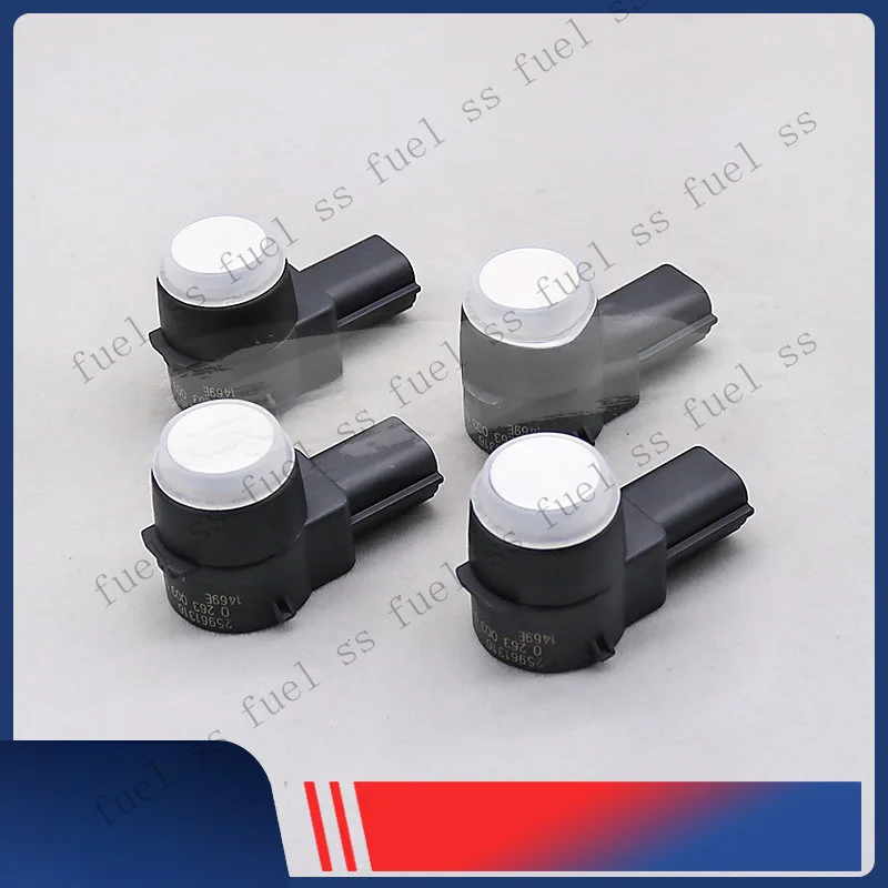 S+ Set(4) PDC Parking Sensor White For 2006-2010 Chevy Suburban 1500 2500 #25961316