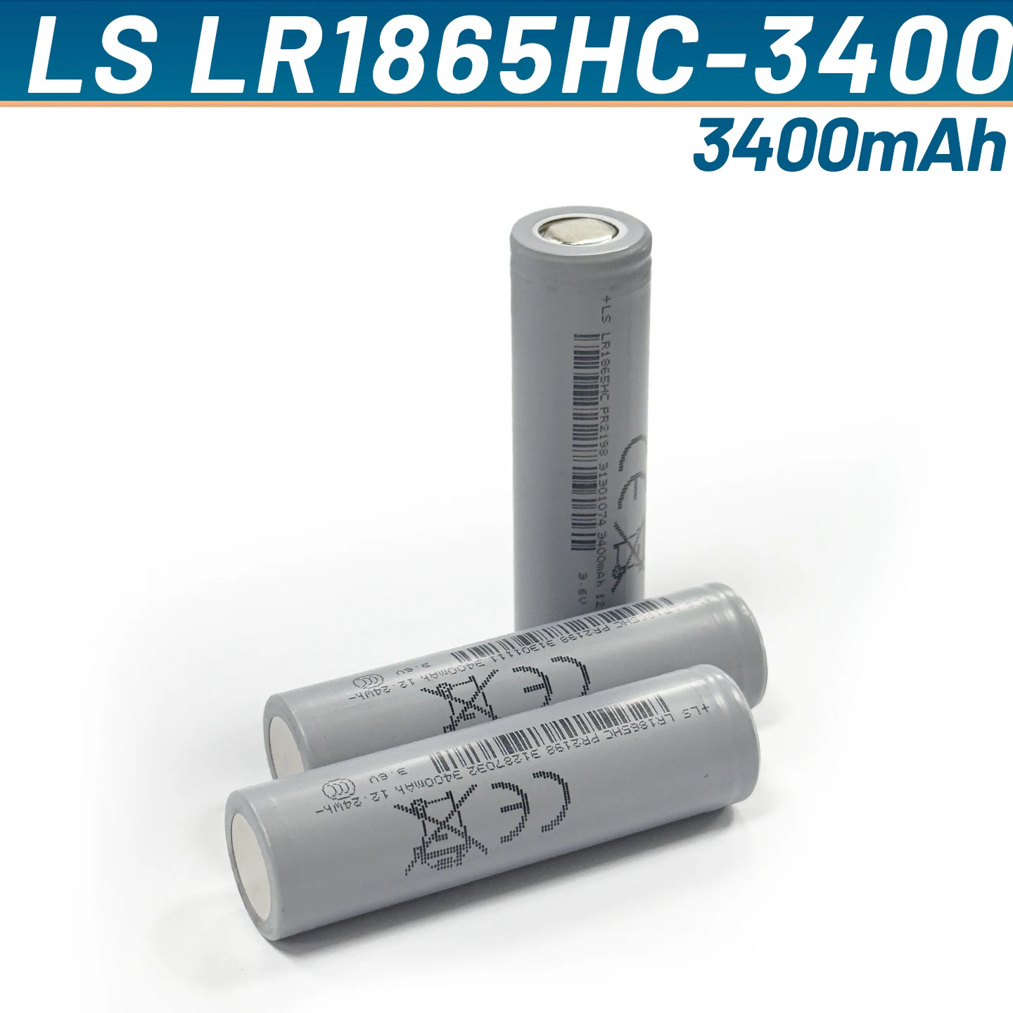 

Original LSLR 18650HC 3.7V 18650 3400mAh 10A/3C Rechargeable Lithium Battery for Flashlight Battery 18650 3500MAH 34B MJ1 35V