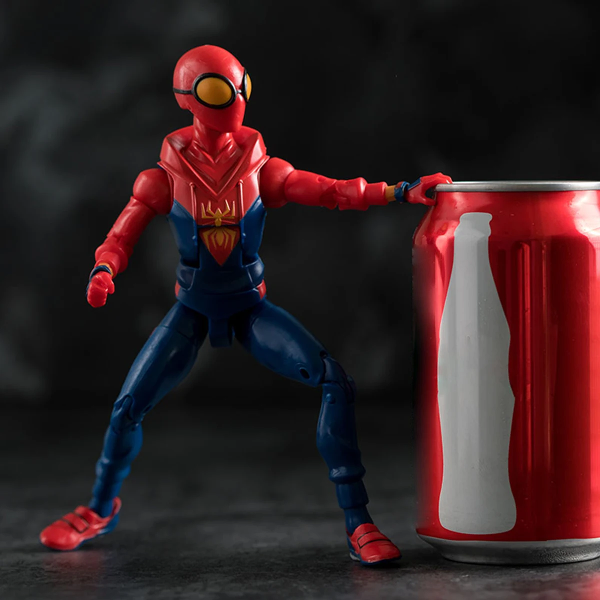 HiPlay ZD ของเล่น 7 นิ้ว Articulated Classic Series พร้อมขาตั้งรุ่น Hoodie Spider Man Action Figurine