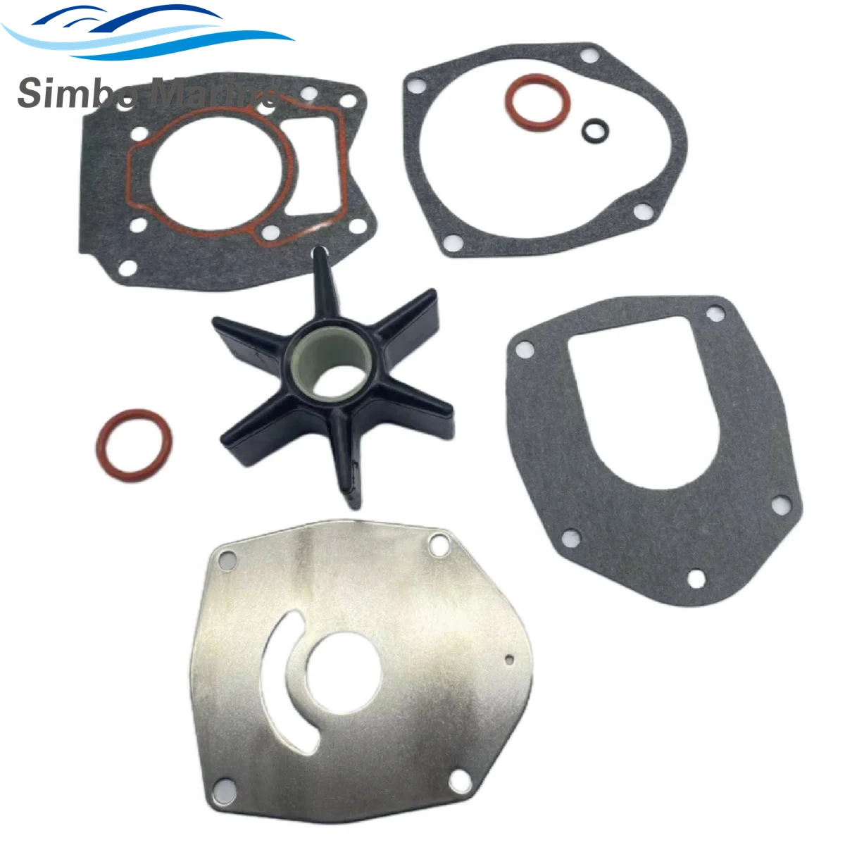 

06192-ZW1-305 Water Pump Impeller Kit For Honda Marine Outboard BF 75 90 HP Motor 19021-ZW1-003 Sierra 18-3187 18-3214