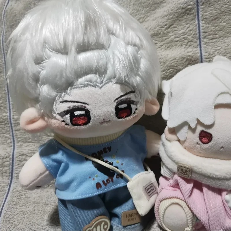 

20cm Game Love and Deepspace Sylus Kawaii Cosplay Soft Cotton Doll Body With Skeleton Anime Cartoon Plushies Toy Figures Gifts