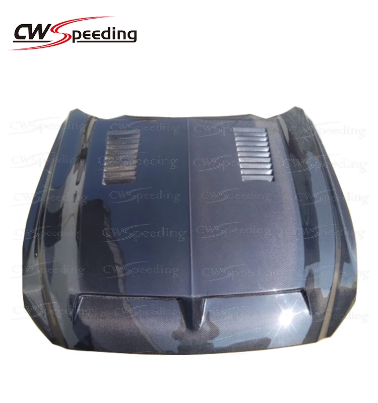 

XT STYLE CARBON FIBER ENGINE HOOD BONNET for 2015 2016 2017 FORD MUSTANG Norsen