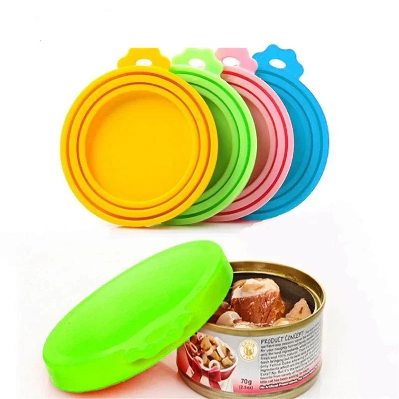 

One Reusable Silicone Pet Can Lid Bpa Free Suitable For Most Sized Dog And Cat Cans Keeps Food Fresh Prevents Bacterial Odors