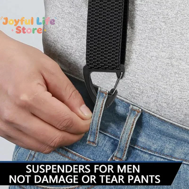 Hot Sale Tactical Hidden Suspenders For Men Heavy Duty Work Under Clothes Y Back Design Durable
