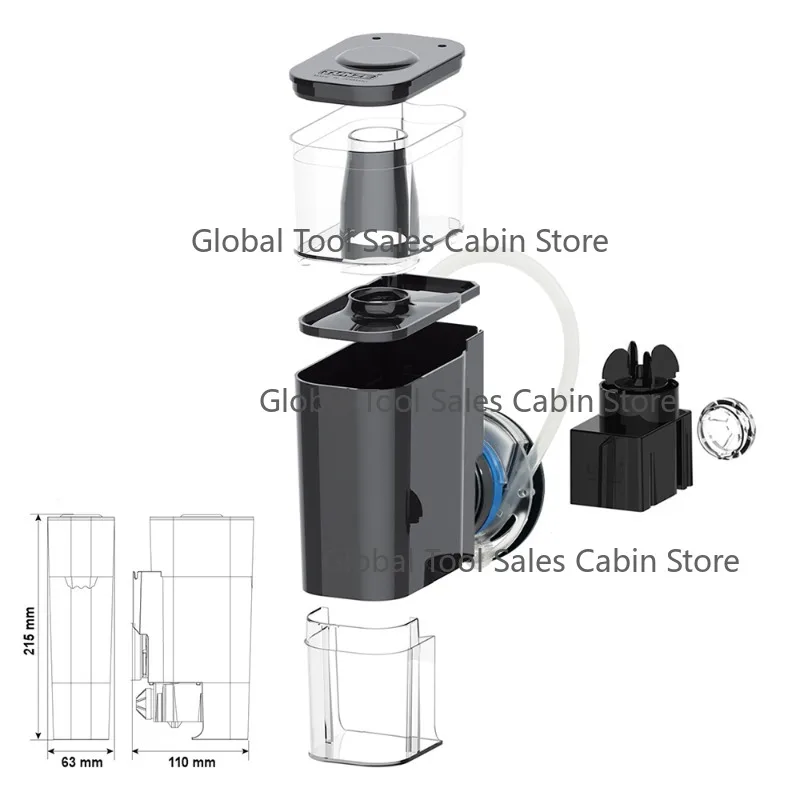 DOC Skimmers 9001/9001DC/9004/9004DC Fish Tank Microprocessor Controlled Permanent Magnet Motors
