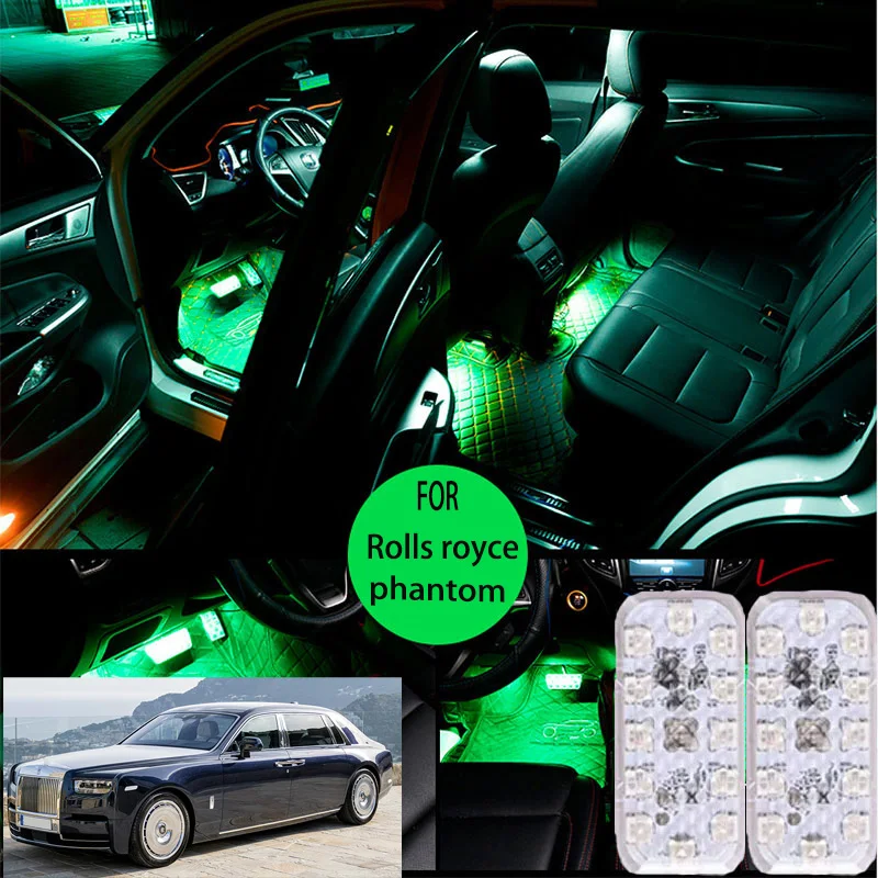 

FOR Rolls royce phantom LED Car Interior Ambient Foot Light Atmosphere Decorative Lamps Party decoration lights Neon strips