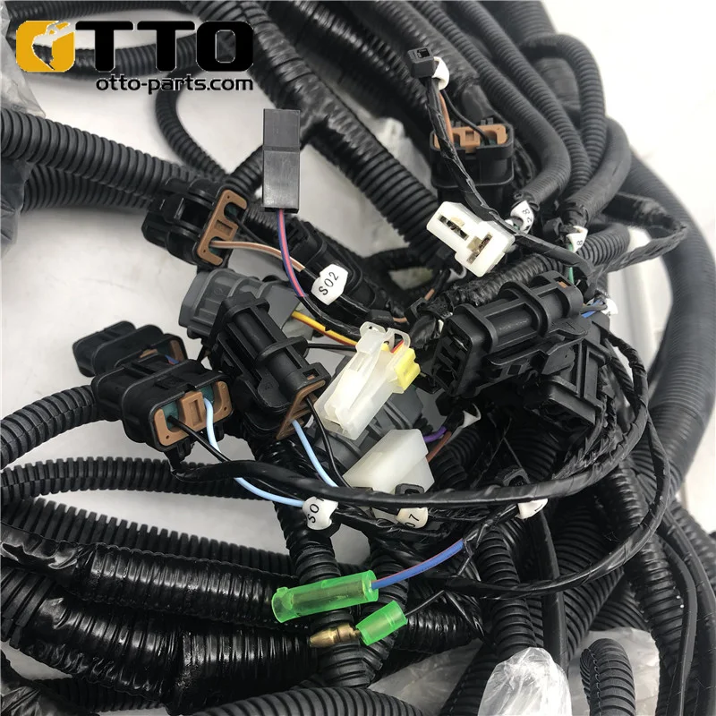 OTTO PC200-7 PC200-6 PC120-6 Excavator Spare Parts 20Y-06-22713 6D102 Engine Wiring Harness 6D102 External Harness for Komatsu