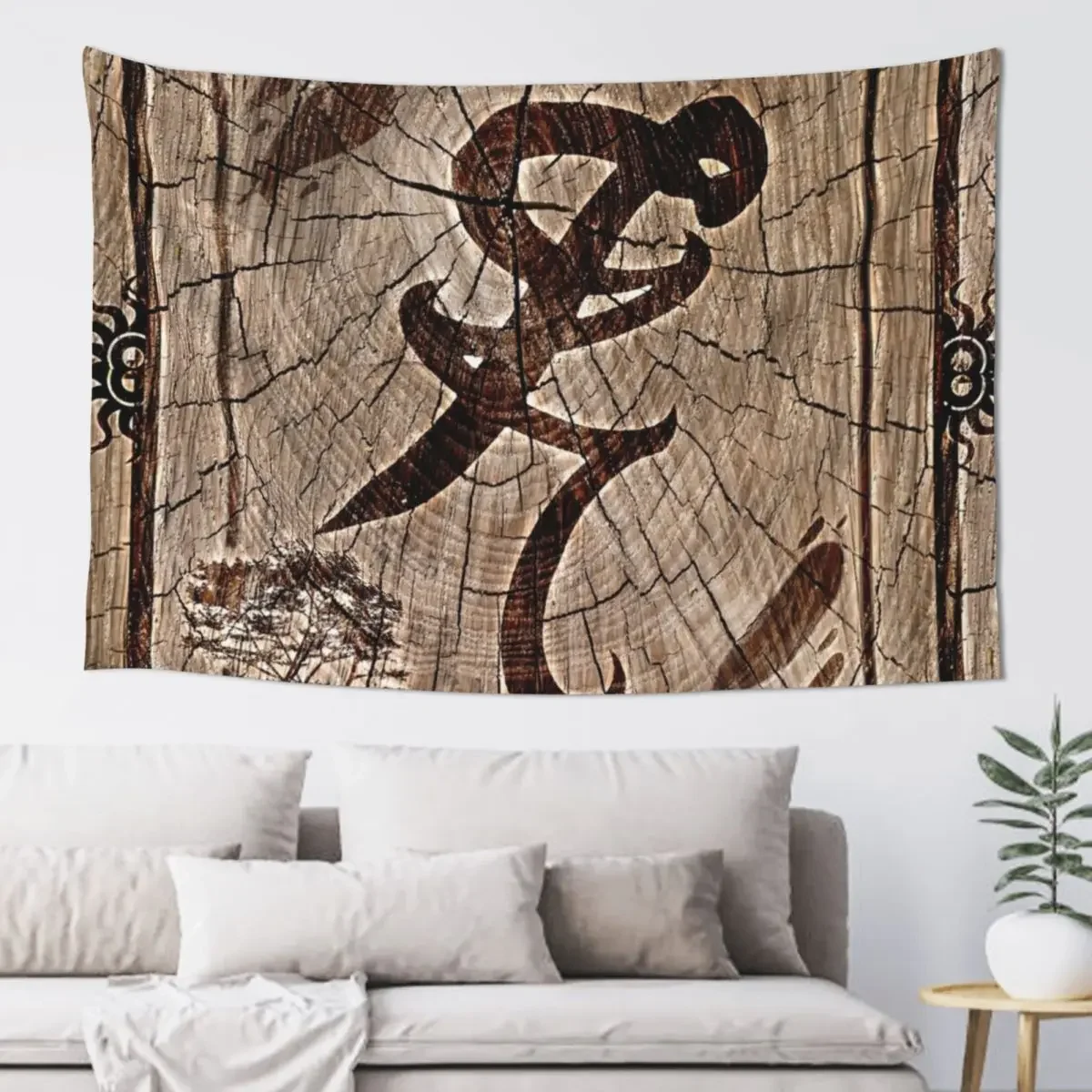 Wood Burned: Healing Rune Tapestry Decorative Wall Decoration For Home Room Decor Aesthetic Aesthetic Room Decor Korean Tapestry