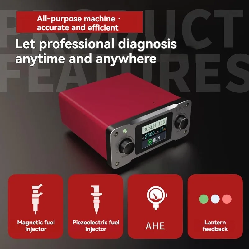 FD100 Common Rail Injector Tester AHE Stroke Detector For Auto Garage Piezo Solenoid Injector Fault Diagnosis Repair Instrument