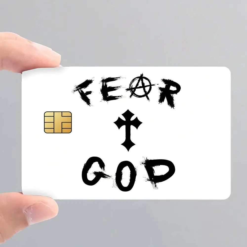 Fashion F-FOG Brand Card Stickers for Bank Access Protective Waterproof Film Cover Sticker Surprise Gift