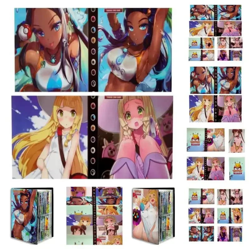 Cartes de jeu de poche Anime Cartoon, série VMAX GX EX VSTAR, dossier d'affichage, collection populaire, cadeaux d'anniversaire pour enfants, 120