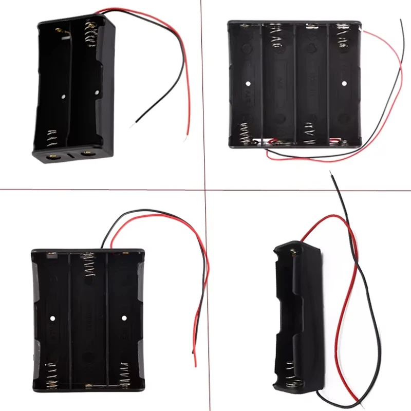 18650 Power Bank Case 1X 2X 3X 4X 18650 Plastic Battery Holder Storage Box 1 2 3 4 Slot 18650 Rechargeable Batteries Container