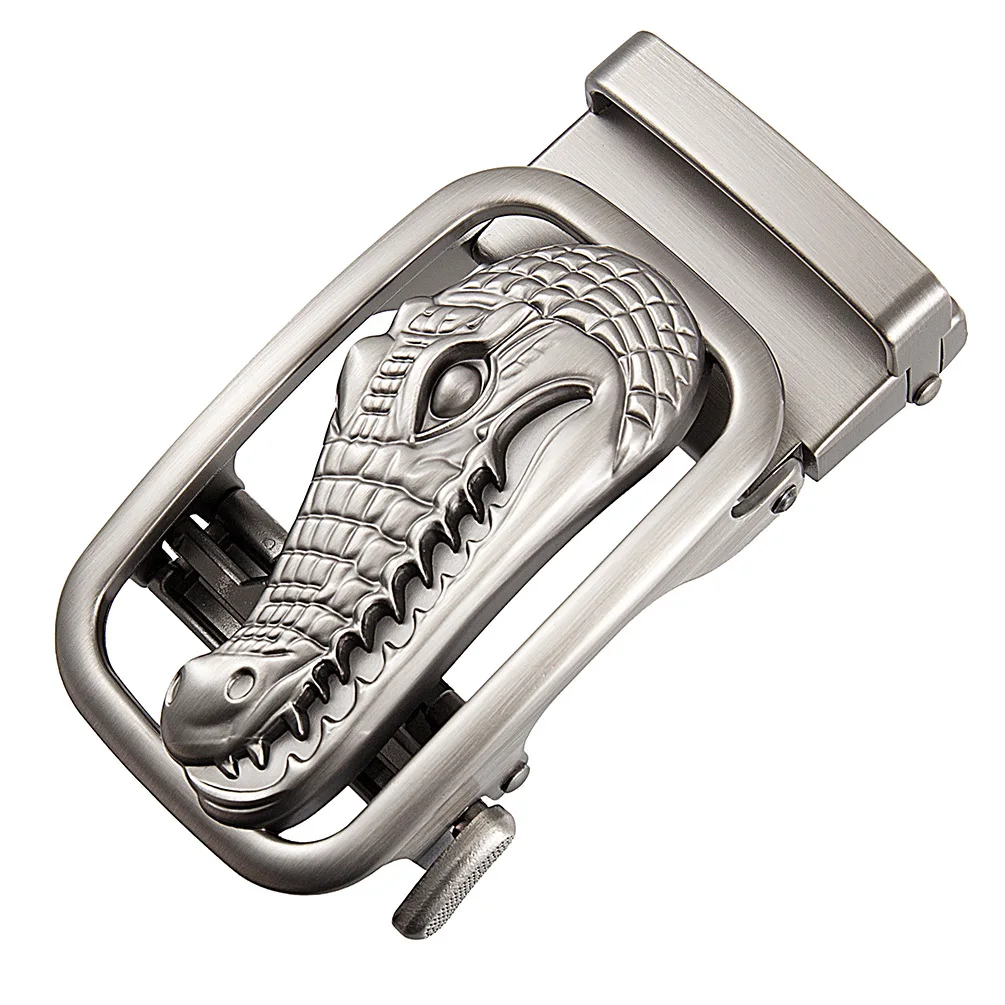 Boucle de ceinture en alliage, structure automatique, 3.4-3.6cm, tendance